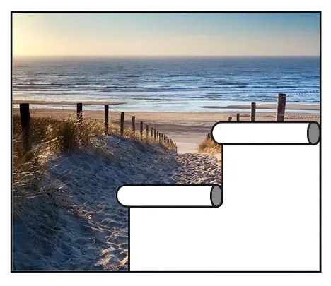 Papier peint intisse avec photo personnelle