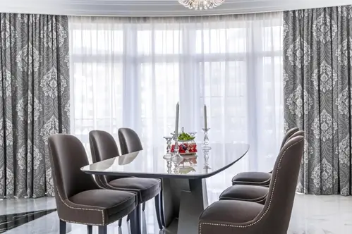 Rideaux velours avec photo sur mesure