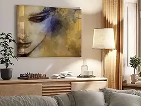 Tableau sur plexiglas