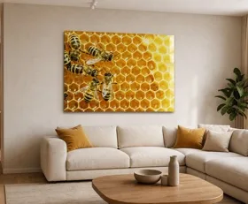 Tableau sur plexiglas Abeille