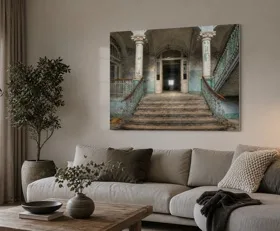 Tableau sur plexiglas Ancien hôpital Beelitz