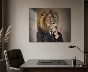 Tableau sur plexiglas Animaux de hipster