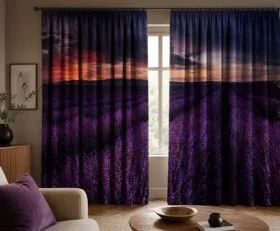 Rideaux Aubergine