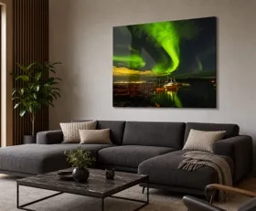 Tableau sur plexiglas Aurores boréales