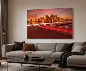 Tableau sur plexiglas Bordeaux