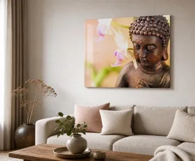 Tableau sur plexiglas Bouddha