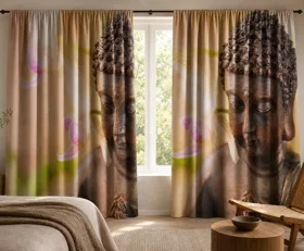 Rideaux Bouddha