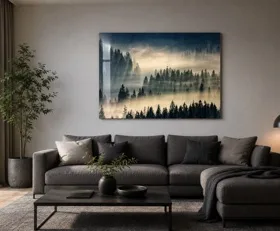 Tableau sur plexiglas Brume matinale