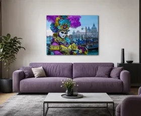 Tableau sur plexiglas Carnaval