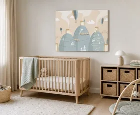 Tableau sur plexiglas Chambre de bébé