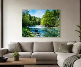 Tableau sur plexiglas Couleur pistache