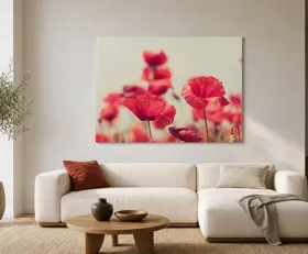 Tableau sur plexiglas Fleurs