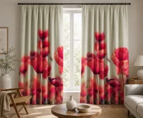 Rideaux Fleurs