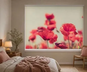 Store enrouleur Fleurs