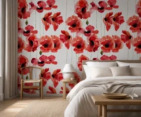 Papier peint photo Fleurs patrons