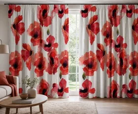 Rideaux Fleurs patrons