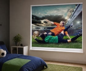 Store enrouleur Football