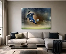 Tableau sur plexiglas Football