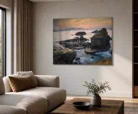 Tableau sur plexiglas Gris