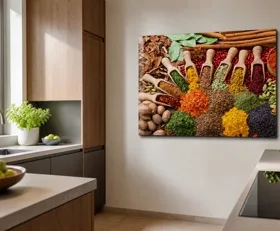 Tableau sur plexiglas Herbes