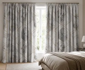 Rideaux Hexagone en marbre patrons