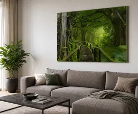 Tableau sur plexiglas Jungle