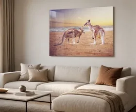 Tableau sur plexiglas Kangourou