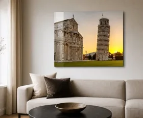 Tableau sur plexiglas La tour penchée