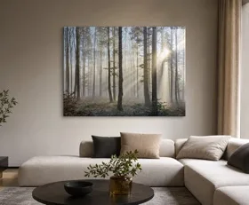 Tableau sur plexiglas Le salon