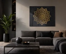 Tableau sur plexiglas Mandala