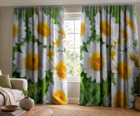 Rideaux Marguerites