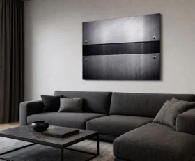 Tableau sur plexiglas Métal