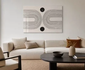 Tableau sur plexiglas Minimaliste art