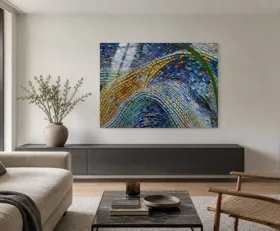 Tableau sur plexiglas Mosaïque