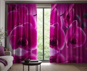 Rideaux Orchidée