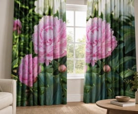 Rideaux Pivoines
