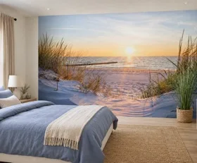 Papier peint photo Plage et Mer