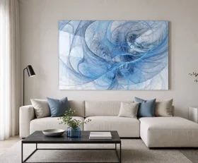 Tableau sur plexiglas Vagues fractales