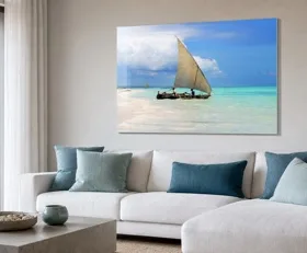 Tableau sur plexiglas Zanzibar