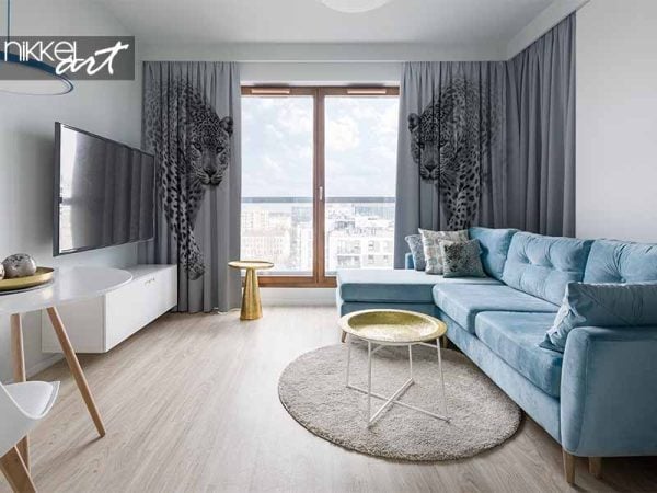 Rideaux noirs : des motifs en tons noirs qui ne font pas plat