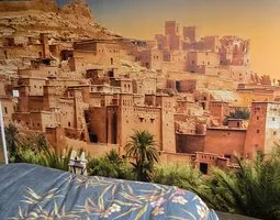 Papier peint photo Kasbah Aït Ben Haddou dans l'Atlas